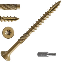 TORNILLOS DE CUBIERTA DE 10 X 3 PULGADAS - Wensilon
