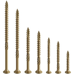 TORNILLOS DE CUBIERTA DE 10 X 3 PULGADAS - Wensilon