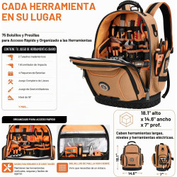 MOCHILA DE HERRAMIENTAS RESISTENTE - LOKASS