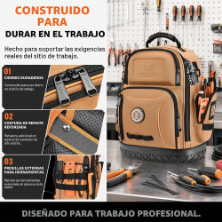 MOCHILA DE HERRAMIENTAS RESISTENTE - LOKASS
