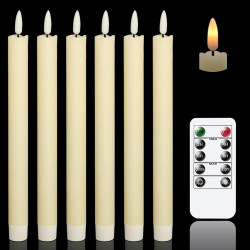 VELAS CÓNICAS DE COLOR MARFIL - GenSwin