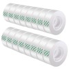 DHOOZ 16 rollos de cinta transparente para envolver regalos, recambios de cinta transparente, rollos de cinta de envoltura de