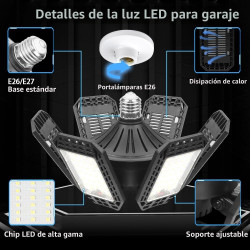AUDLES Paquete de 2 Luces de Garaje