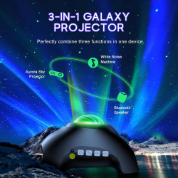 PROYECTOR DE LUZ AURORA DE GALAXIA - HODANS