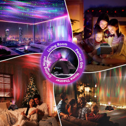 PROYECTOR DE LUZ AURORA DE GALAXIA - HODANS
