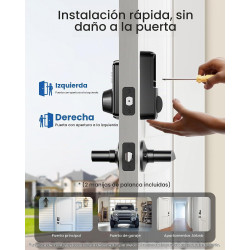 CERRADURA DE PUERTA CON TECLADO Y 2 MANIJAS DE PALANCA - Veise KS01B