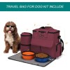 Modoker - Bolsa de viaje para perros juego de viaje para perros para un fin de semana incluye organizador de bolsa de viaje para