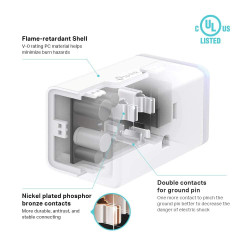 ENCHUFE INTELIGENTE HS103P4 - Kasa Smart