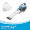 Aspiradora de mano inalámbrica de litio Black + Decker CHV1410L de 16 V