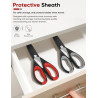 TIJERAS DE COCINA MULTIUSOS RESISTENTES - iBayam