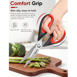 TIJERAS DE COCINA MULTIUSOS RESISTENTES - iBayam