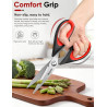 TIJERAS DE COCINA MULTIUSOS RESISTENTES - iBayam