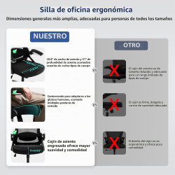 SILLA DE OFICINA ERGONÓMICA - Nexthro