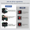 SILLA DE OFICINA ERGONÓMICA - Nexthro