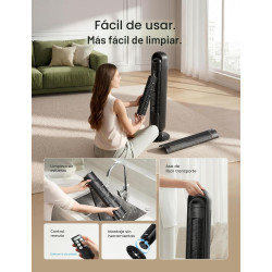 DREO Ventilador de torre para dormitorio, velocidad de 28 pies/s