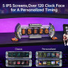 Divoom Times Gate - Reloj de alarma digital de configuración de juego Cyberpunk