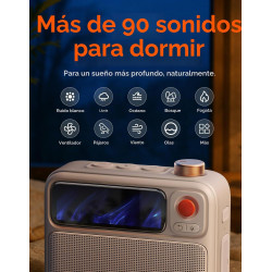 MÁQUINA DE RUIDO BLANCO CON ALTAVOZ - Divoom Flowtoo