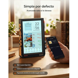 Divoom Times Frame - Marco de fotos digital WiFi 6 de 10.1 pulgadas y pantalla de escritorio