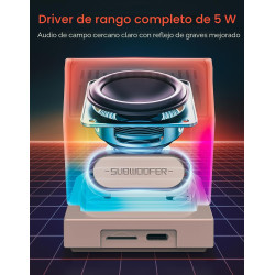 Divoom MiniToo Retro Altavoz de Computadora de Estilo PC