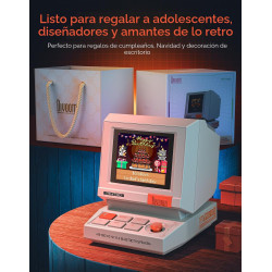 Divoom MiniToo Retro Altavoz de Computadora de Estilo PC