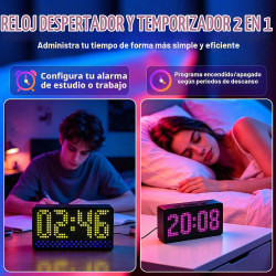 RELOJ DIGITAL PROGRAMABLE PIXEL - sasecgo