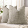 JUEGO DE 2 FUNDAS DE ALMOHADA FELPILLA - decorUhome