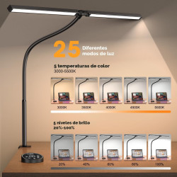 Pzloz Lámpara de escritorio LED para oficina