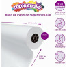 ROLLO DE PAPEL DE DOBLE SUPERFICIE - Colorations
