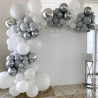 110 GLOBOS GRISES DE LÁTEX - Voircoloria