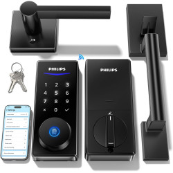 Philips Juego de cerradura frontal Wi-Fi, cerradura de cerrojo de teclado