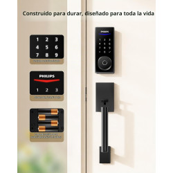 Philips Juego de cerradura frontal Wi-Fi, cerradura de cerrojo de teclado