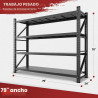 Estantes de metal para garaje