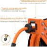 Giraffe Tools TA15BPLUS Carrete retráctil para manguera de aire