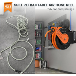 Giraffe Tools TA15BPLUS Carrete retráctil para manguera de aire