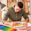 136 Lápices de colores Shuttle Art, juego de lápices de colores para adultos, libros para colorear