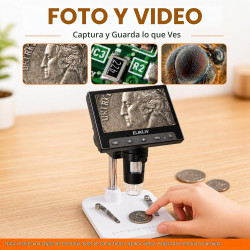 MICROSCOPIO DIGITAL LCD - Elikliv