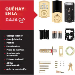CERRADURA INTELIGENTE CON TECLADO - Kwikset HomeConnect 620 Z-Wave