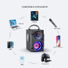 Altavoces Bluetooth grandes portátiles con luz