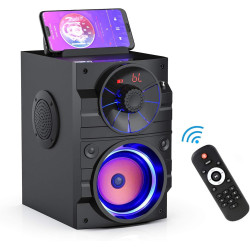 Altavoces Bluetooth grandes portátiles con luz