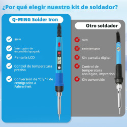 LÁPIZ DE SOLDADURA DIGITAL 80W 110V - Q-MING