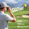 Buscador de rangos de golf con pendiente