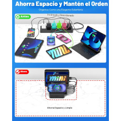 MSTJRY Estación de carga para múltiples dispositivos