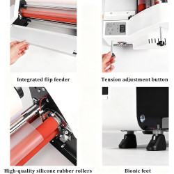 Máquina laminadora de rollo de película