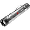 POLICE Stun Gun M12 - Mini de aluminio recargable con linterna LED, plata