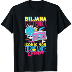CAMISETA BILJANA ELECTRONICA ICONIC - 90s Eurodance Tee's