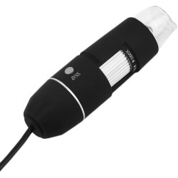 Kit de microscopio 8 LED 1000X Trinocular Electronica Microscopio Digital Soporte Microscopio Adaptadores de Lente (8 LED 1000X)