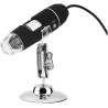 Kit de microscopio 8 LED 1000X Trinocular Electronica Microscopio Digital Soporte Microscopio Adaptadores de Lente (8 LED 1000X)