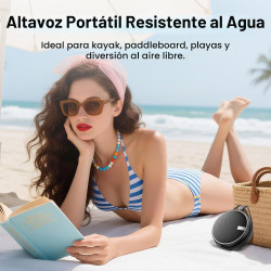 INSMY Altavoz portátil impermeable de los altavoces Bluetooth de la ducha