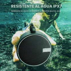 INSMY Altavoz portátil impermeable de los altavoces Bluetooth de la ducha