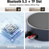 INSMY Altavoz portátil impermeable de los altavoces Bluetooth de la ducha